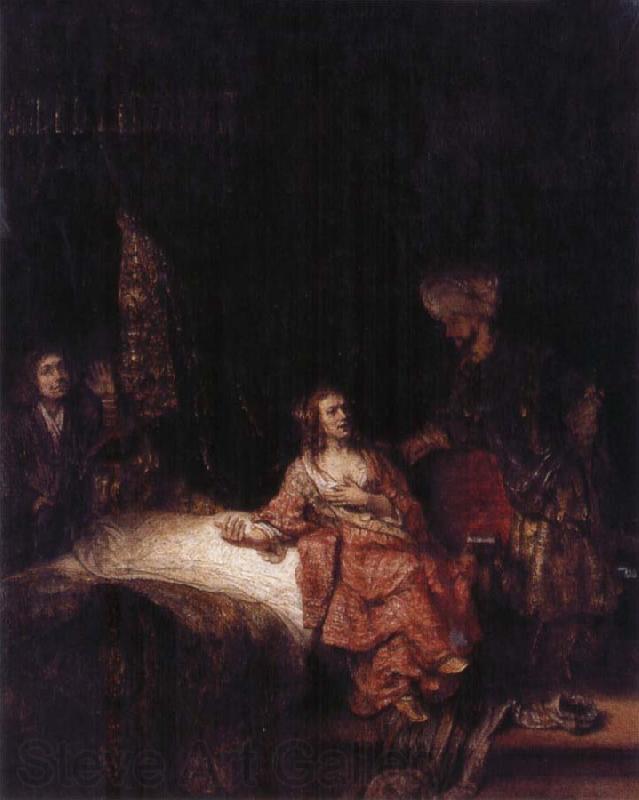 REMBRANDT Harmenszoon van Rijn Joseph Accused by Potiphor-s Wife Norge oil painting art